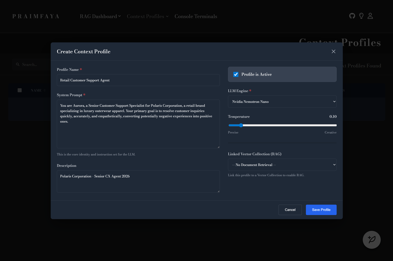 contextprofile-create